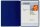 Pagna Bewerbungsmappe Solo Classic 2tlg. blau