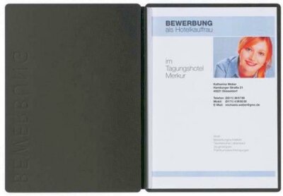 Pagna Bewerbungsmappe Solo Classic 2tlg. schwarz