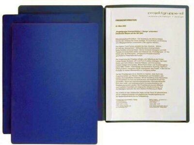 Pagna Präsentationsmappe Star 2tlg. blau
