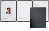 Pagna Bewerbungsmappe Square Classic 3tlg. schwarz