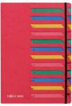 Pagna Deskorganizer Classic 12 Fächer 1-12 rot