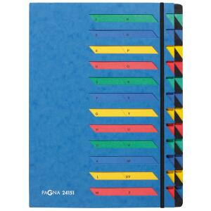 Pagna Deskorganizer Classic 24 Fächer A-Z blau