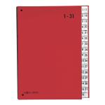 Pagna Pultordner Color 32 Fächer 1-31 rot