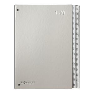 Pagna Pultordner Color 32 Fächer 1-31 silber
