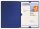 Pagna Bewerbungsmappe Spirit Basic 3tlg. blau