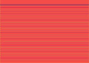 RNK Karteikarte A4 liniert orange 100St blaue Kopflinie