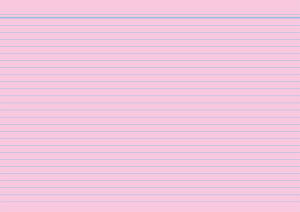RNK Karteikarte A7 liniert rosa 100St blaue Kopflinie