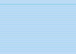 RNK Karteikarte A7 liniert blau 100St blaue Kopflinie