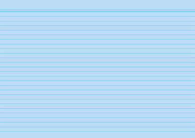 RNK Karteikarten, liniert, A7, blau