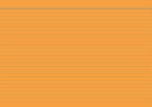 RNK Karteikarte A7 liniert orange 100St blaue Kopflinie