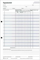 RNK Bauformulare & Handwerk, A4, Bau-Tagesbericht -...