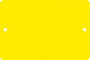 RNK Kollianhänger Plastik ohne Druck 65x120mm weiß