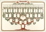 RNK Ahnentafel Schmuck Skizziert Baum für 6...