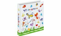 RNK Zeugnisringbuch Schmetterlinge A4 4 Ring-Mechanik