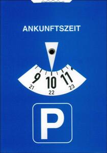 RNK Parkscheibe Karton 11x15cm