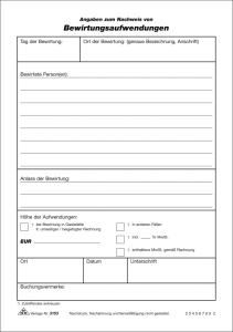 RNK Bewirtungsspesenblock DIN A5 50Bl