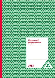 RNK Kassenblock DIN A4 SD 2x40Bl