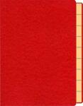 RNK Briefmarkenmappe rot 250x180mm für A5 10...