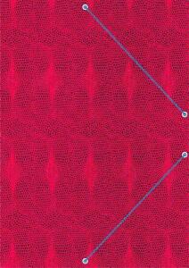 RNK Gummizugmappe Style Sunrise Red 245x340mm 9 Fächer bis DIN A4