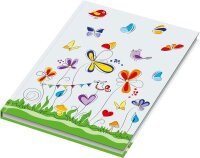 RNK Kladde / Notizbuch "Schmetterlinge",...