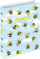 RNK Zeugnisringbuch Crazy Bees A4 4 Ring-Mechanik