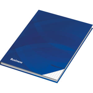 RNK Kladde Business blau kariert A4 96Bl