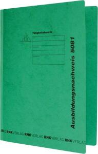 RNK Ausbildungsnachweis Schnellhefter grün 310x220mm Spezialkarton