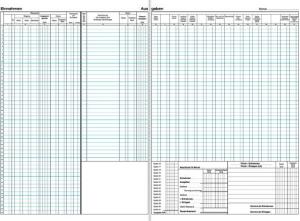 RNK Hauskontobuch 38x26cm bis 50 Mieter für 1 Jahr