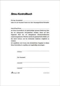 RNK Streu-Kontrollbuch A5