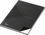 RNK Kladde notes carbon black A4 kariert 96Bl