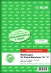 Rechnungen - fortlaufend nummeriert - A5 - 2x 30 Blatt 30...