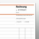 Rechnungen - fortlaufend nummeriert - A5 - 2x 30 Blatt 30 Sätze