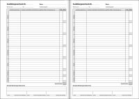 SIGEL AW480 Ausbildungsnachweis - A4 - 1x 28 Blatt - 28...