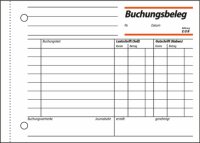 SIGEL BU615 Buchungsbelege - A6 quer - 1x 50 Blatt - 50...