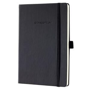 SIGEL Notizbuch Conceptum ca. DIN A5 blanko schwarz 97 Bl.