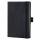 Notizbuch Conceptum - Uni - liniert A6 - schwarz Hardcover 194 Seiten