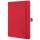 SIGEL CO325 Notizbuch Conceptum - Uni - liniert - ca. A5 - rot - Softcover - 194 Seiten - PEFC-zertifiziert