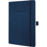 SIGEL Notizbuch Conceptum ca. DIN A5 kariert blau 97 Bl.