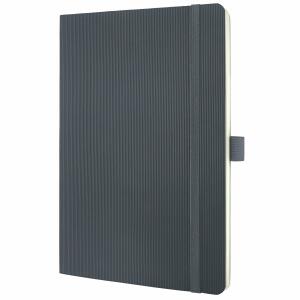 Notizbuch Conceptum - Uni - liniert A5 - grau - Softcover 194 Seiten