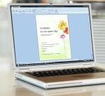SIGEL DP123 Motiv-Papier - Bunte Blüten - grün/gelb - 90 g/m² - A4 - 50 Blatt