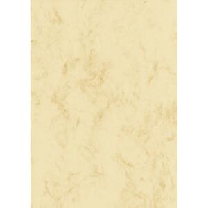 SIGEL DP397 Marmor-Papier - Marmor - beige - 200 g/m² - A4 - 50 Blatt