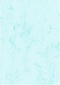 SIGEL DP551 Marmor-Papier - Marmor - blau - 200 g/m² - A4 - 50 Blatt