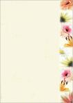 SIGEL DP788 Motiv-Papier - Blumen - orange - 90 g/m²...