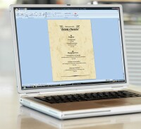 SIGEL DP907 Marmor-Papier - Marmor - beige - 90 g/m² - A5 - 100 Blatt