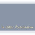 SIGEL DS208 Trauer-Karten - Anteilnahme - grau - 1/3 A4 quer - 10 Karten + Umschläge - inkl. weiße Umschläge
