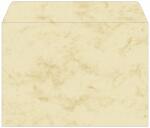 SIGEL DU203 Umschlag - Marmor - beige - gummiert - C5 - 25 Umschläge