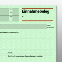 SIGEL EB615 Einnahmebelege - A6 quer - 1x 50 Blatt - 50 Blatt