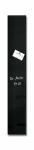 SIGEL GL100 Glas-Magnettafel Artverum - schwarz - 12 x 78...