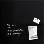 SIGEL GL110 Glas-Magnettafel Artverum - schwarz - 48 x 48...