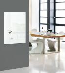SIGEL GL141 Glas-Whiteboard Artverum - super-weiß - 100 x 65 x 1,50 cm - polierte Ecken - Sicherheitsglas (ESG), Stahl - GS-geprüft